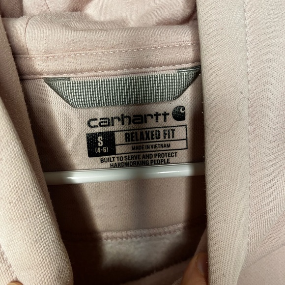 Carhartt Relaxed Fit Light Pink Hoodie - Picture 3 of 4